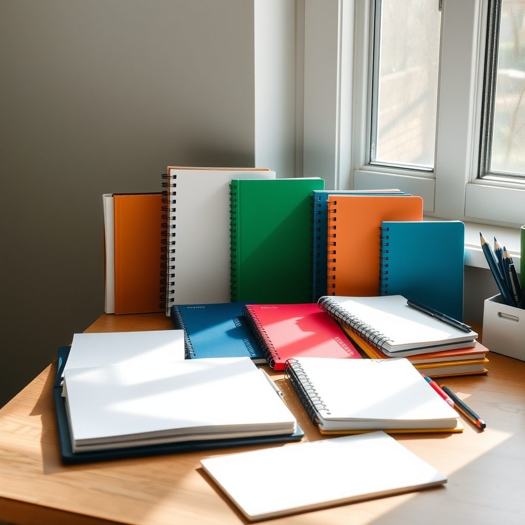 Diverse notebook sizes